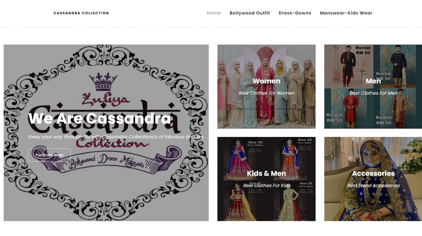 Cassandra Collection — E-commerce · Malaysia